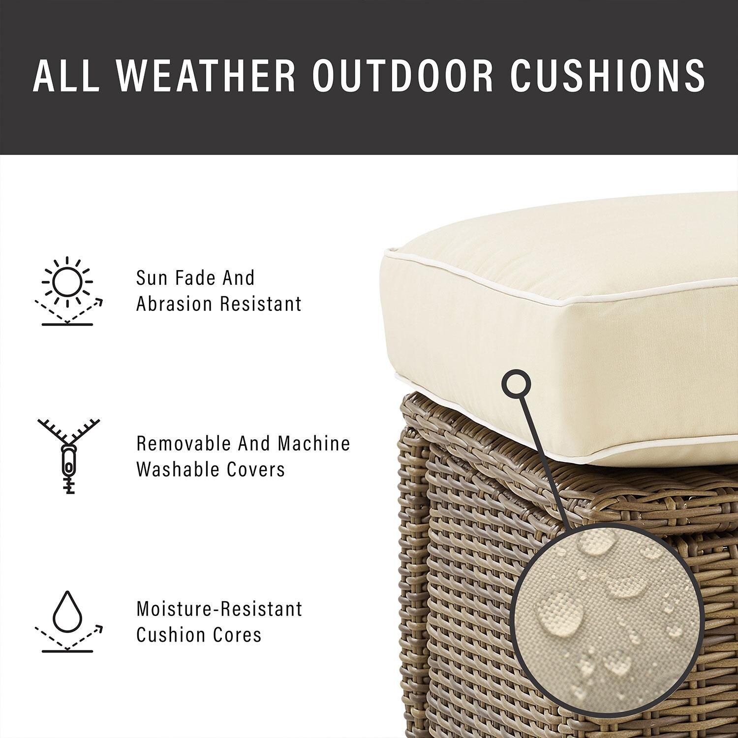 Ultimate Patio UP-92414WB-SA 2Pc Wicker Outdoor Chair Set in Sand - Cushion Weather Resistant - Diagram thumbnail