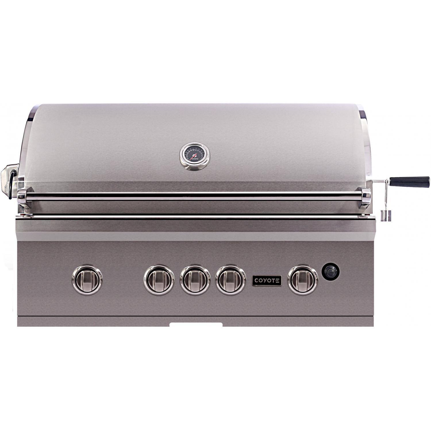 Coyote SSeries 36Inch 4Burner BuiltIn Propane Gas Grill With