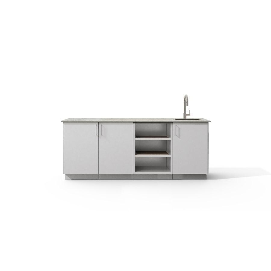 Urban Bonfire Reef Outdoor Kitchen w/ Keon Dekton Countertop & Chantilly Finish - B-Reef-Keon-Chantilly