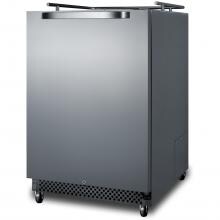 Summit Commercial 24-Inch 6.04 Cu. Ft. DIY Tap Outdoor Rated Beer Dispenser / Kegerator - SBC695OSNK