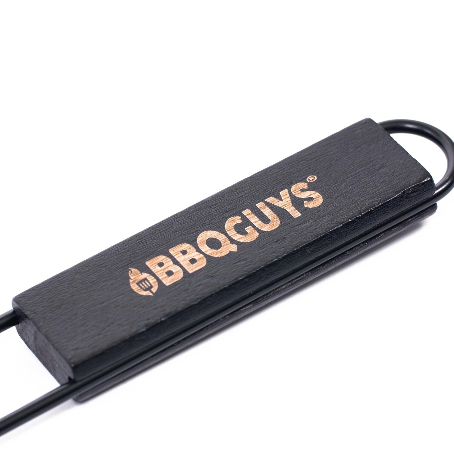 BBQGuys Signature BBQ-FGB Non-Stick Flexible Grilling Basket - Wooden Handle Grip thumbnail