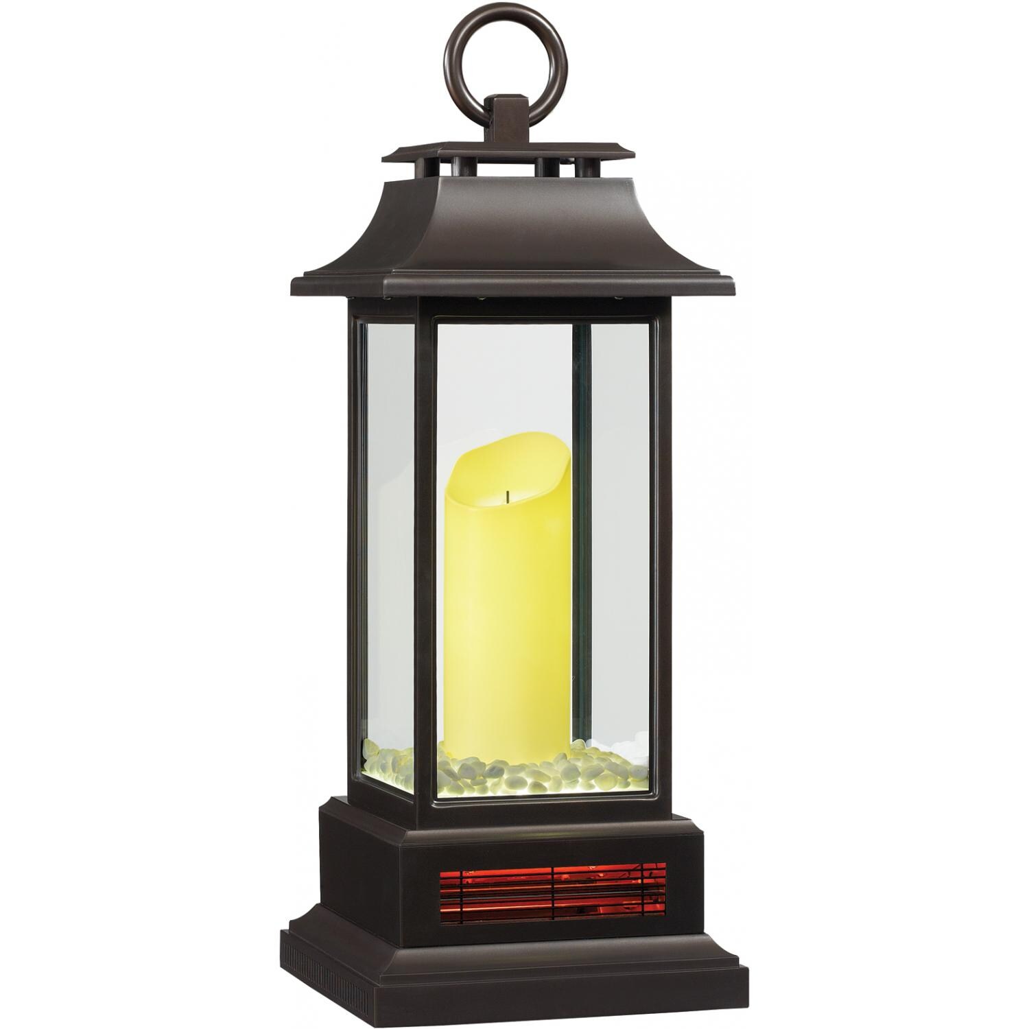 Duraflame 27-Inch Flameless Electric Indoor Candle Lantern Heater - Bronze  - 10ILH100-01 : BBQGuys