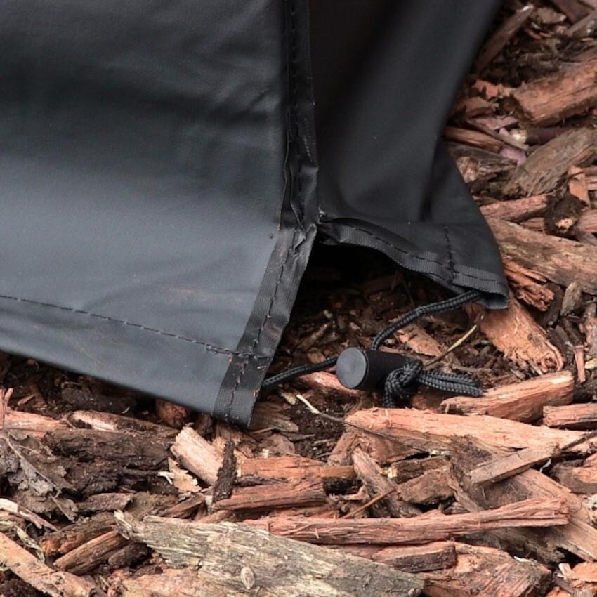 Ultimate Patio 48-Inch Square Black Fire Pit Cover - Drawstring thumbnail