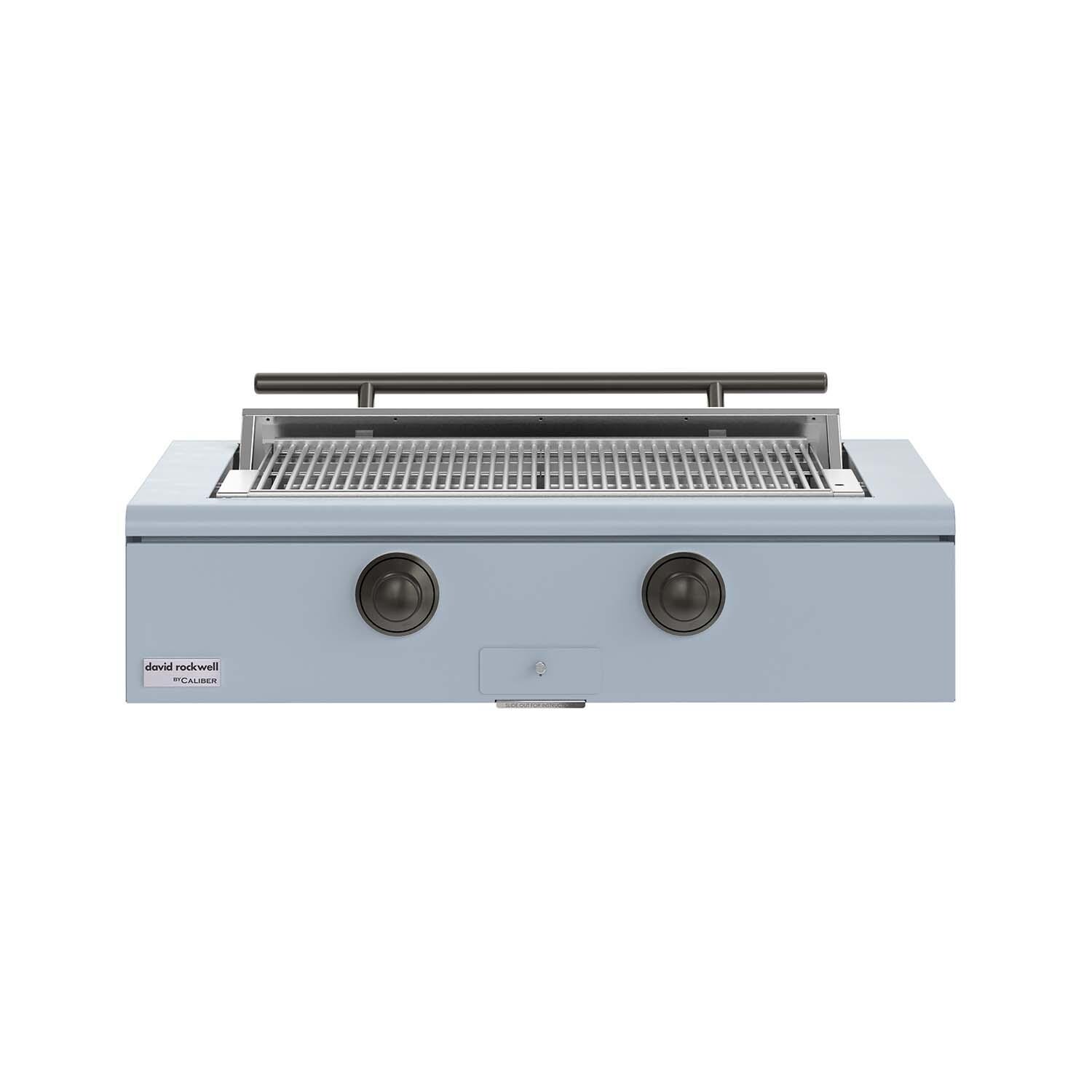 Caliber CRG-42BN00-A-152-H05 42-in Natural Gas Built-In Rockwell Grill - Bluestone w/ Pewter Hardware - White Background thumbnail