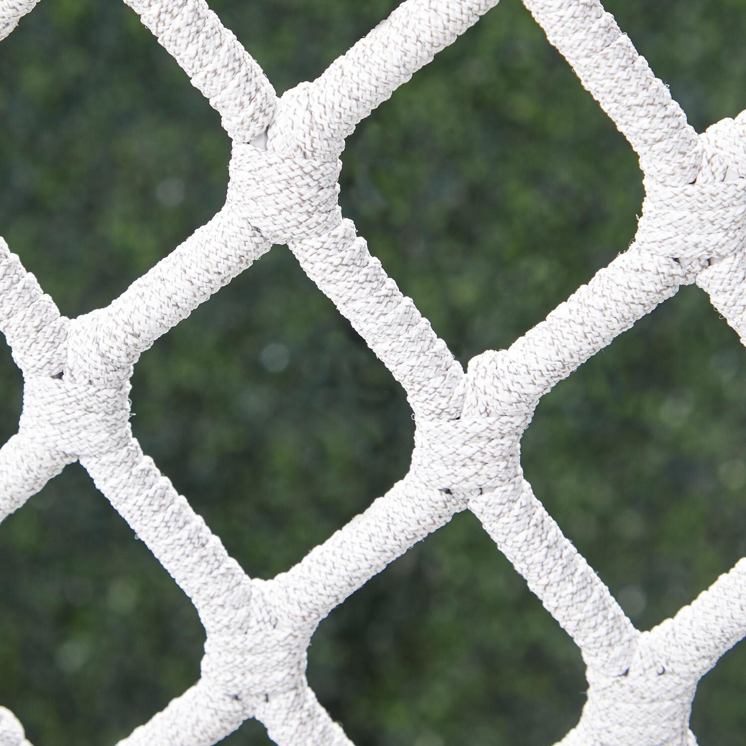 Lakeview Costa Brook Woven Rope Dining Wing Chair in White Speckle - Back Detail thumbnail