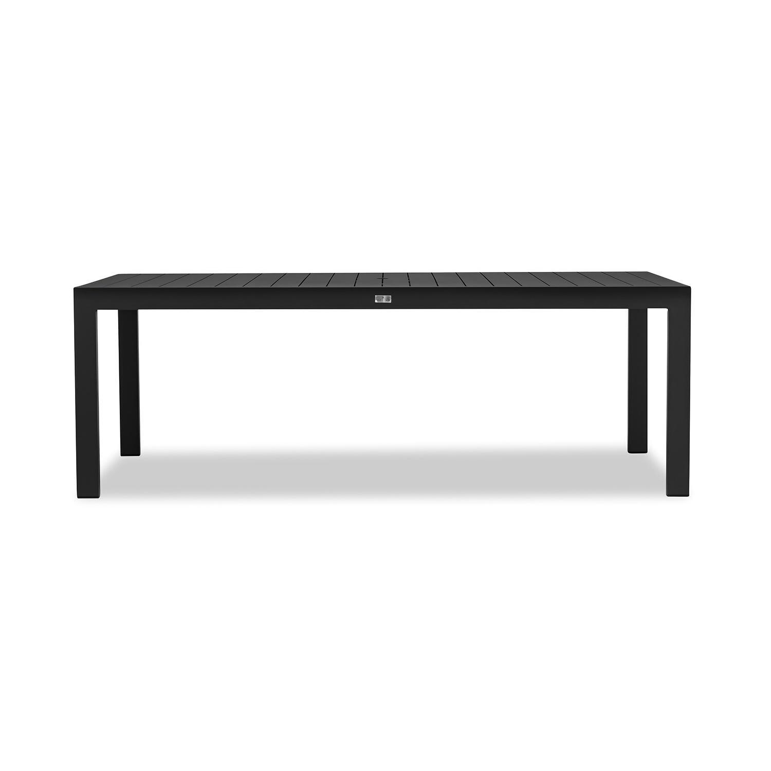 Starlook Bay 8 Seat Rectangular Dining Table in Black by Lakeview - Dining Table - White Background thumbnail