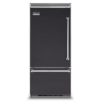 Viking Professional 5 Series 36-Inch 20.4 Cu. Ft. Built-In Right Hinge Bottom Freezer Refrigerator - Graphite Gray - VCBB5363ERGG thumbnail