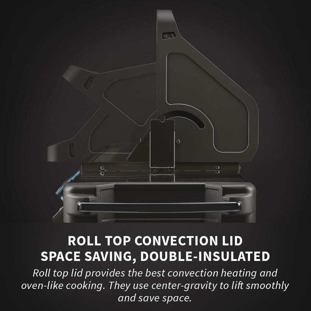 Napoleon Prestige 500 Propane Grill Bundle w/Cover, Charcoal Tray, Rotisserie Basket & Drip Trays - Prestige 500 Propane Gas Grill - Roll Top Convection Lid - Detail thumbnail