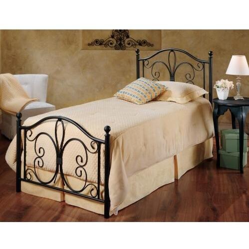 Hillsdale Milwaukee Antique Brown Metal Bed Set With Frame - Twin