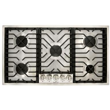 Wind Crest 36 Inch Natural Gas DropIn Cooktop BBQGuys