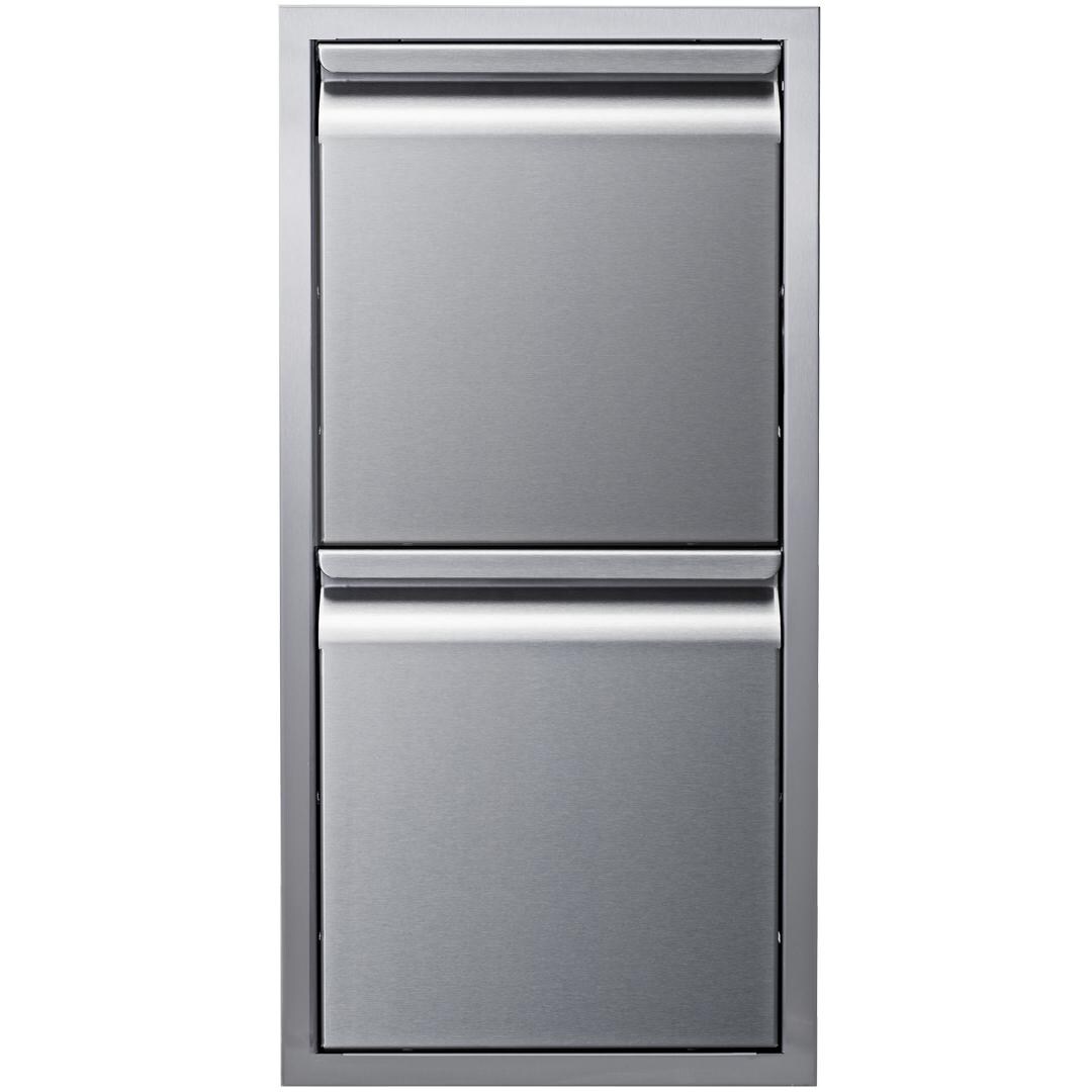 Memphis Grills 15-Inch Double Access Drawer With Soft Close - Front View thumbnail