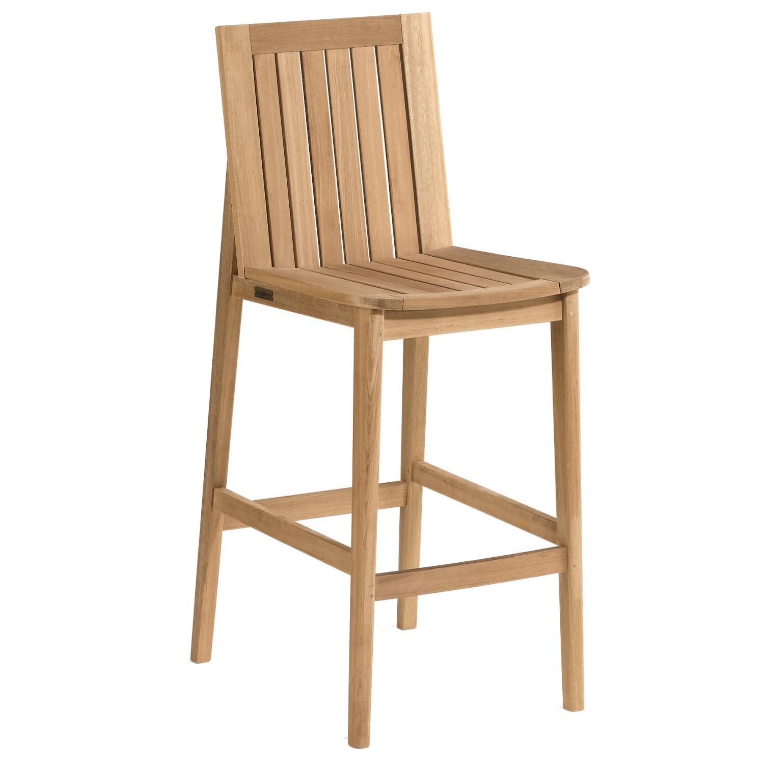 Islay Natural Shorea Patio Bar Stool By Oxford Garden thumbnail