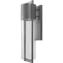 Hinkley Lighting Shelter One Light 21-Inch LED Dark Sky Outdoor Wall Light - Hematite - 1324HE-LED