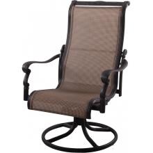 Darlee Monterey Sling Patio Swivel Rocker Dining Chair image