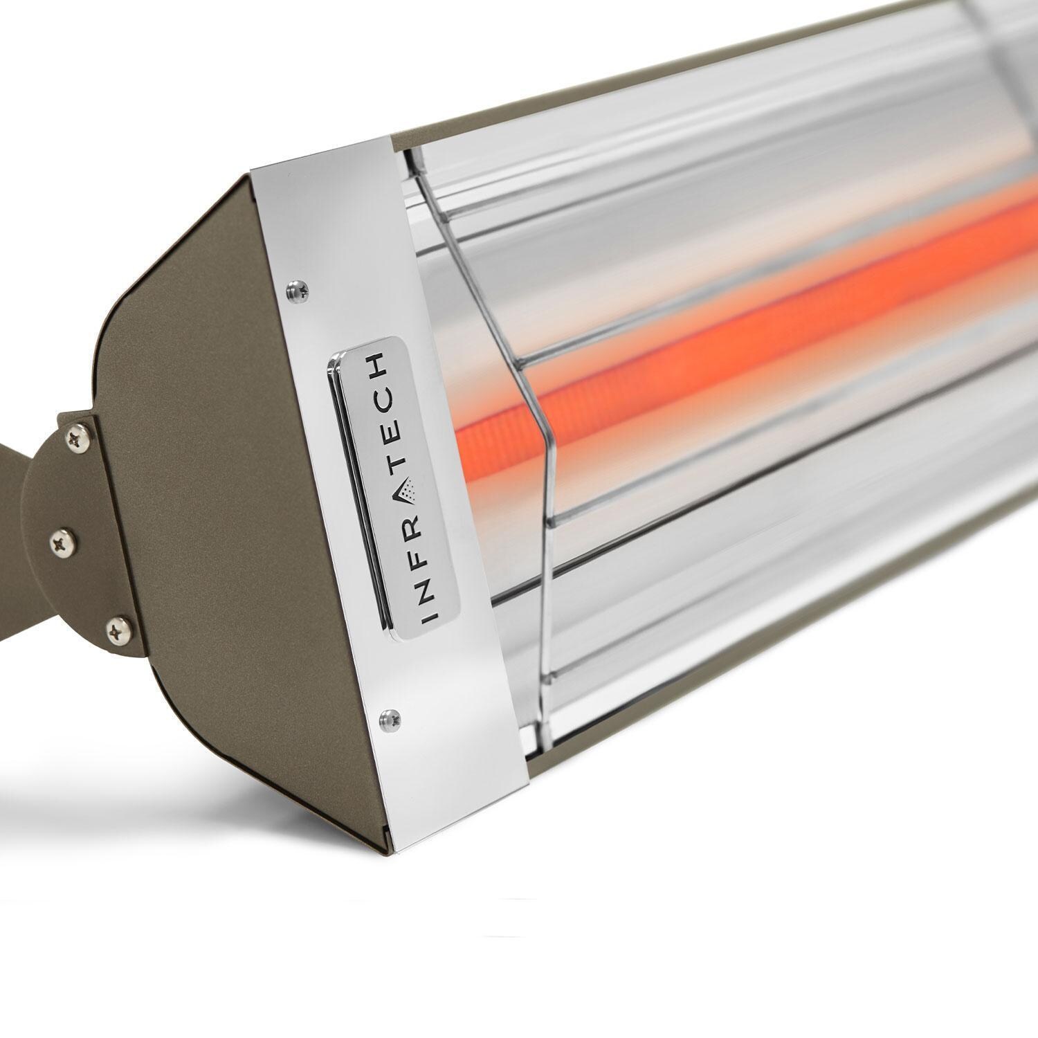 Infratech W-Series 48 Inch 2600W Single Element Electric Patio Heater - 240V - Bronze - W2624BR
