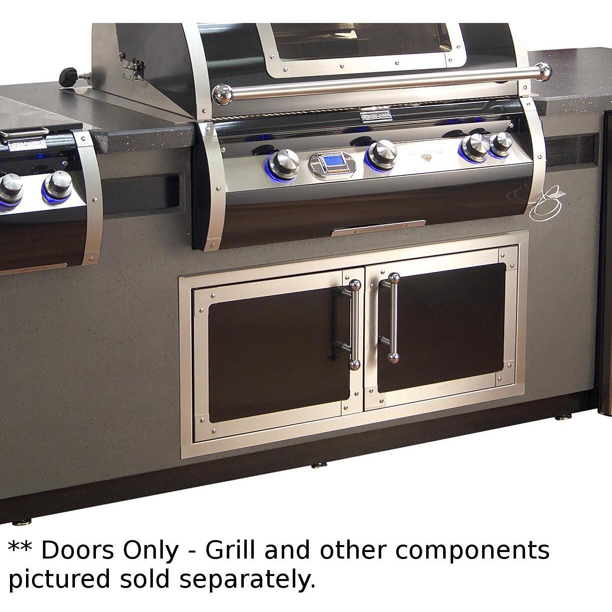 Doors Installed under Fire Magic Black Diamond Grill thumbnail