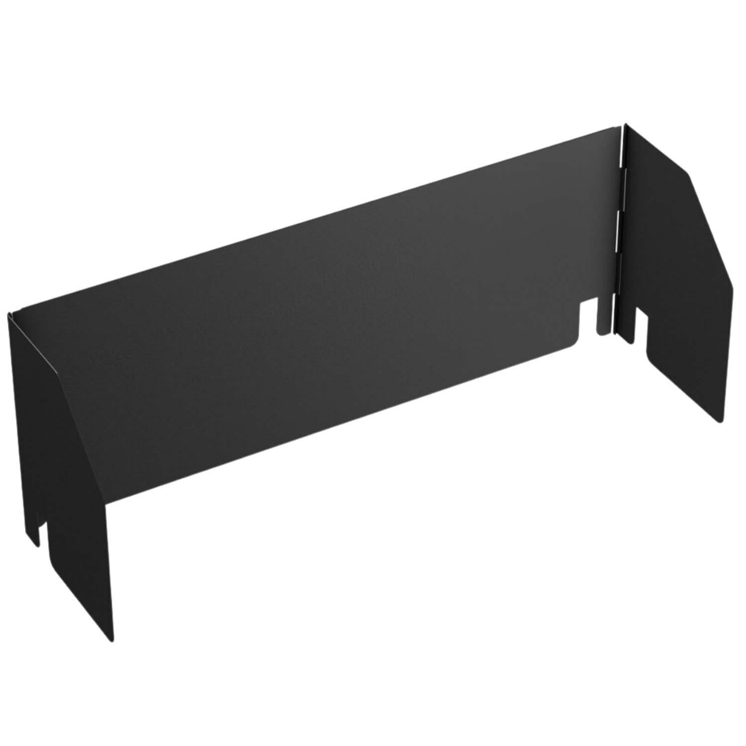 Oklahoma Joe's 9919881W06 Firecraft Wind Guard - Right Angle - White Background thumbnail