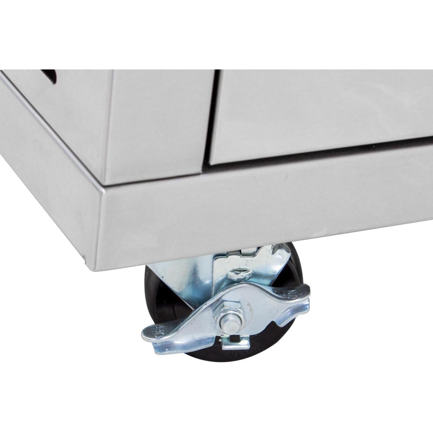 Blaze 30-Inch Natural Gas Griddle On Deluxe Cart - Heavy-Duty Casters thumbnail