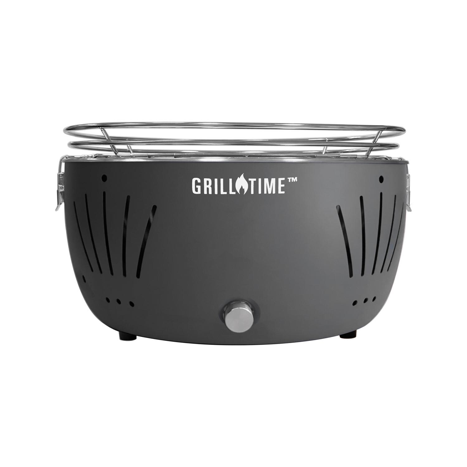 Grill Time UPG-G-18 Tailgater GTX Gray Portable Charcoal Grill thumbnail
