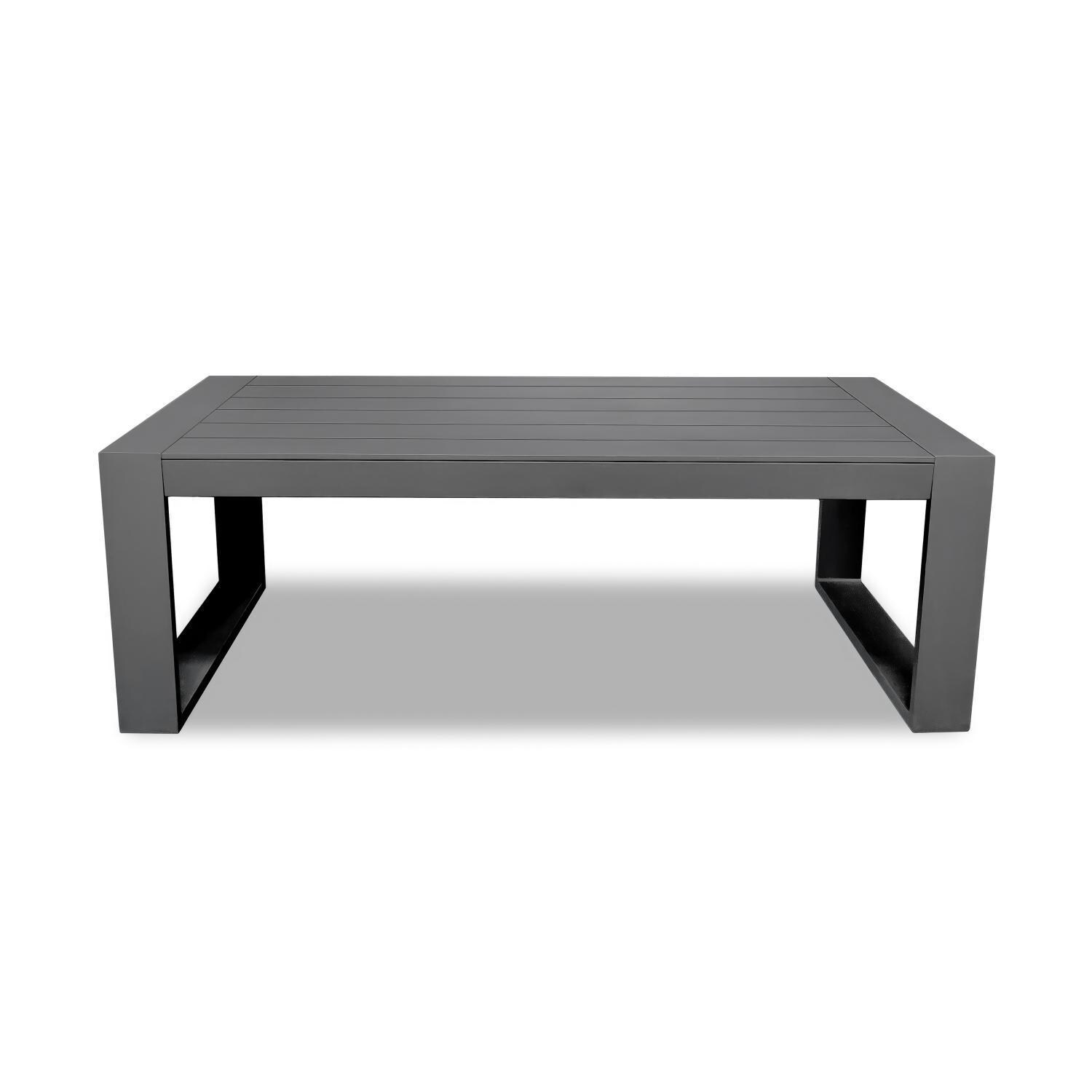 Misty Cove 5 Piece Sectional Set in Slate w/Portal Coffee Table & Canvas Charcoal Cushions by Lakeview - Coffee Table - White Background thumbnail