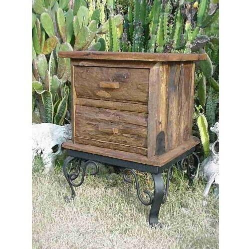 Teak Wood Joshua Tree End Table