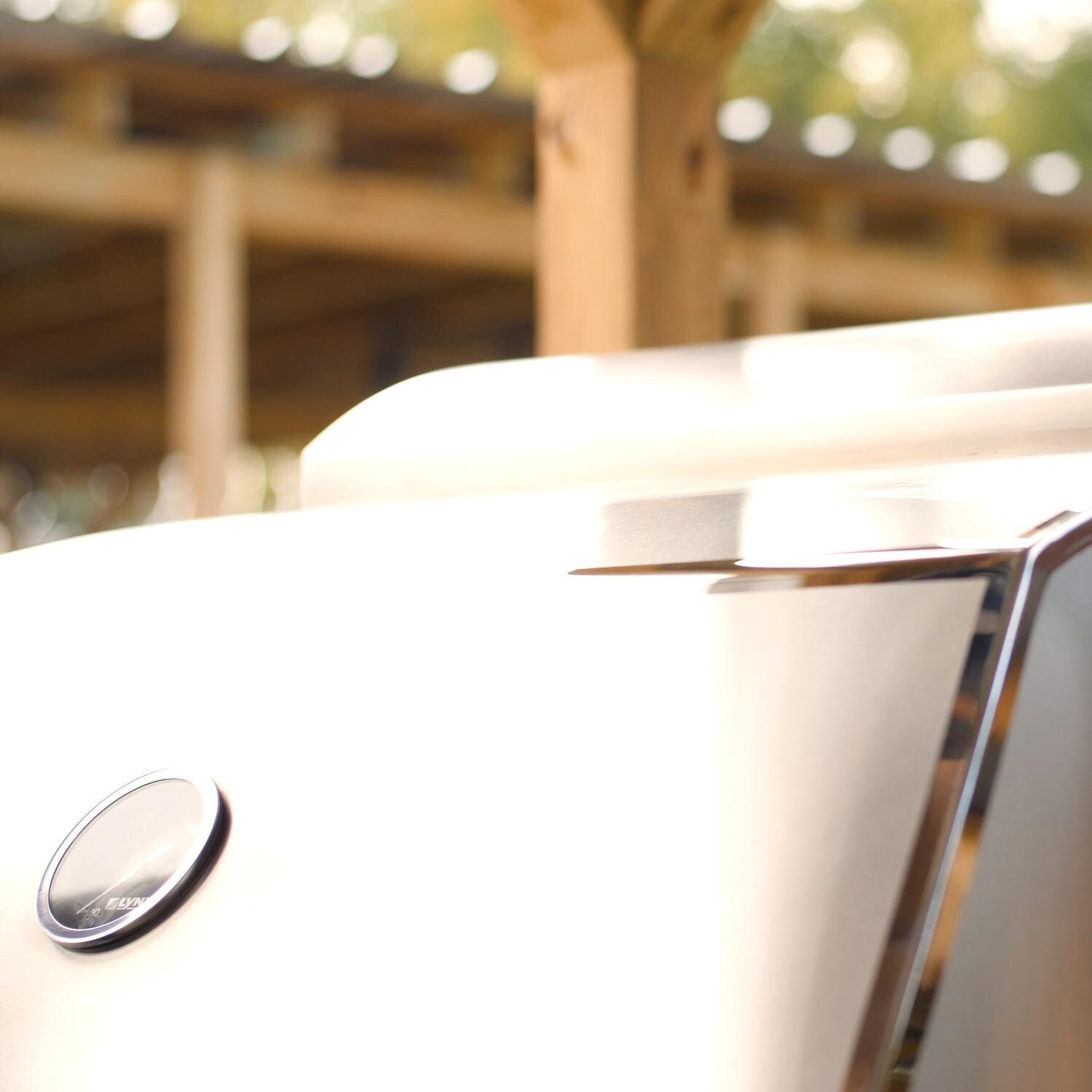 Lynx LPZAF-LP Professional Napoli 30-Inch Propane Gas Outdoor Pizza Oven On Mobile Kitchen Cart - Top Chimney thumbnail