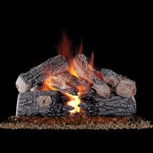 Rasmussen 30-Inch Evening Prestige Gas Log Set With Vented Natural Gas Custom Embers Pan Burner - Match Light image
