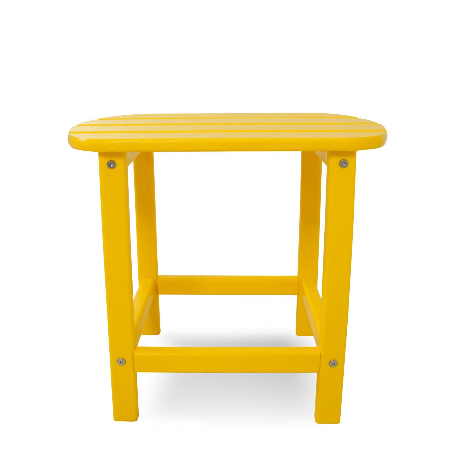 POLYWOOD SBT18LE South Beach 19 X 15-Inch Side Table - Front View thumbnail