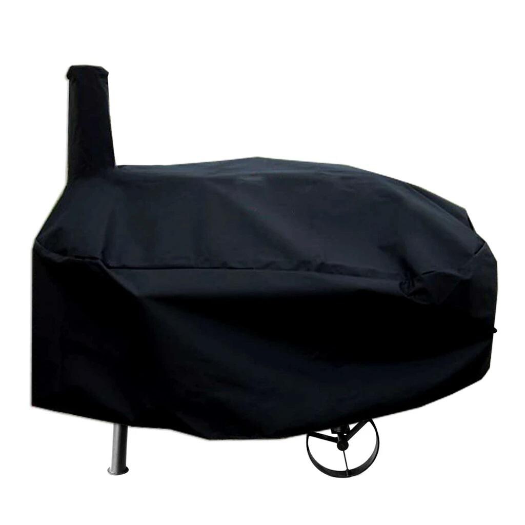 Texas Original Pits Luling 24x48x24 Fully Loaded Single Lid Offset Smoker W/ Counter Weight All-Weather Cover - AWC-SLCW244824 thumbnail