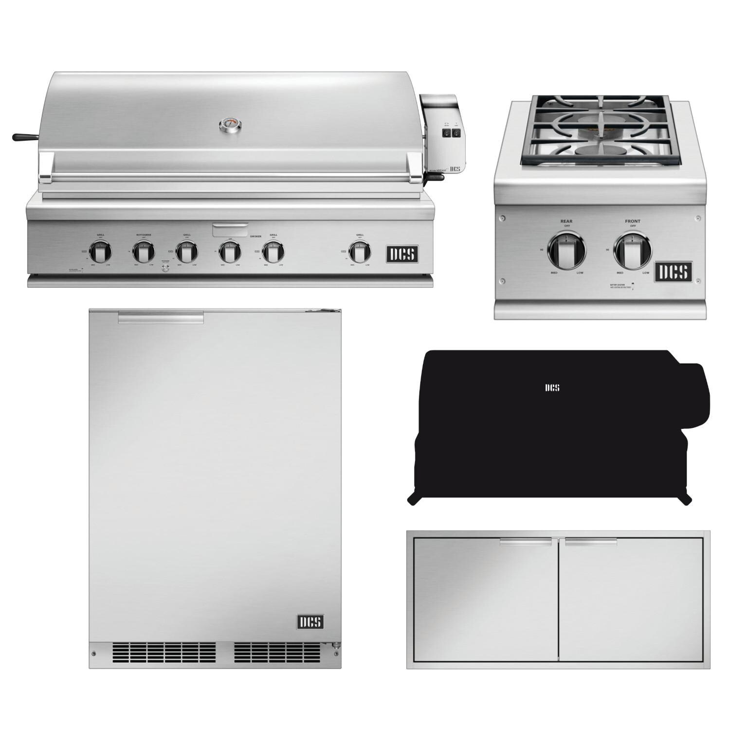 DCS BH1-48R-L-5PC Series 7 Traditional 5-Piece 48-Inch Propane Gas Outdoor Kitchen Package thumbnail