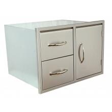 Luxor Medallion 30-Inch Access Door & Double Drawer Combo - AHT-M-COMBO30 image