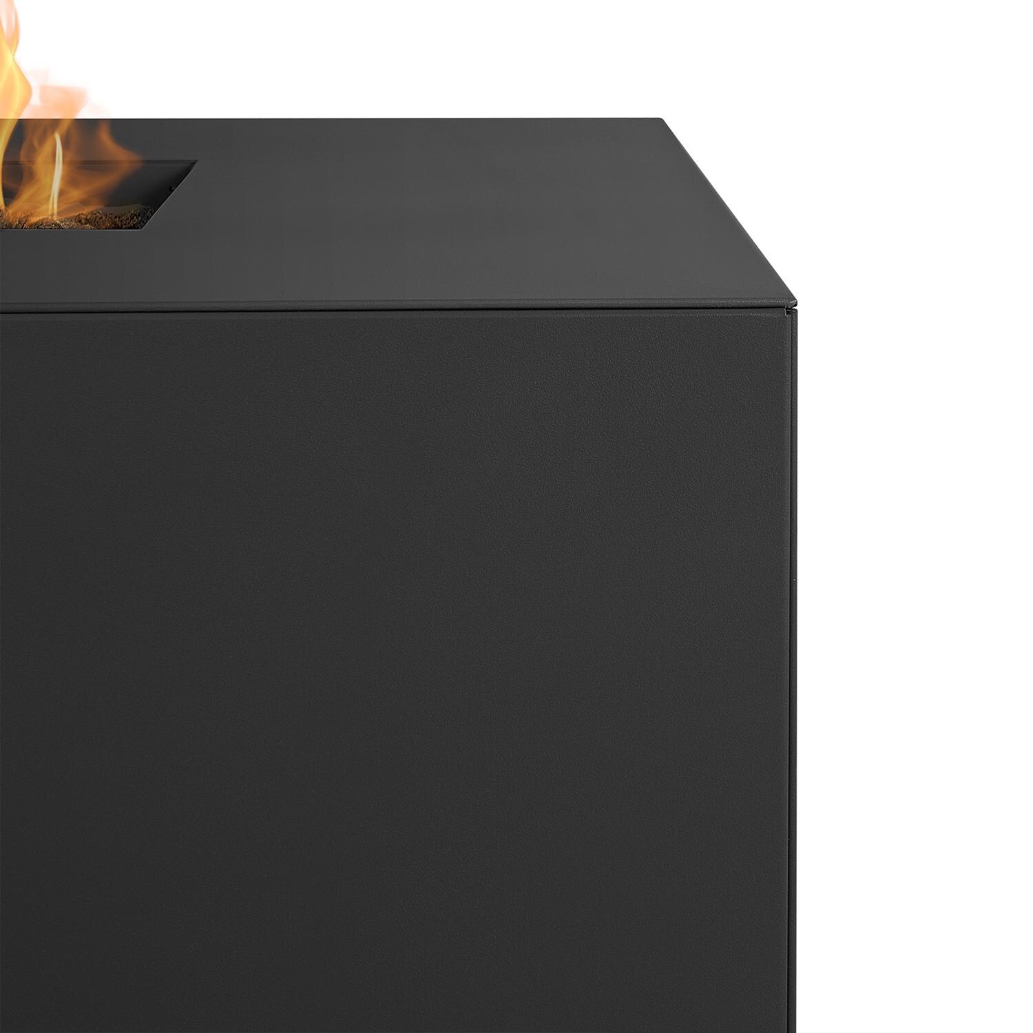 Lakeview Outdoor Designs SC2040LP-CHRC Lakeview Outdoor Designs Covewood 42-inch Square Propane Fire Table - Charcoal - Detail thumbnail