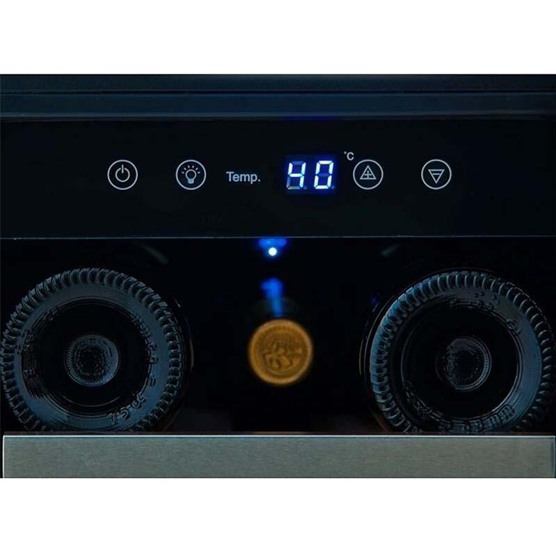 Whynter BWR-18SD Built-In Wine Refrigerator Thermostat View