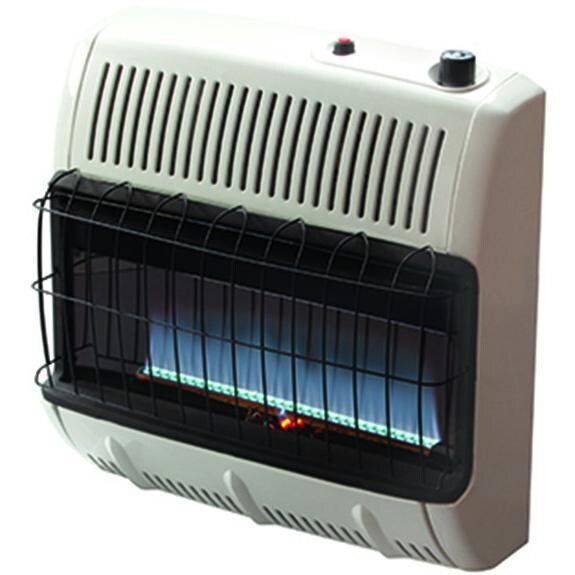 HeatStar By Enerco 30,000 BTU Vent-Free Blue Flame Thermostatic Propane Gas Space Heater W/ Blower - HSVFBF30LPBT