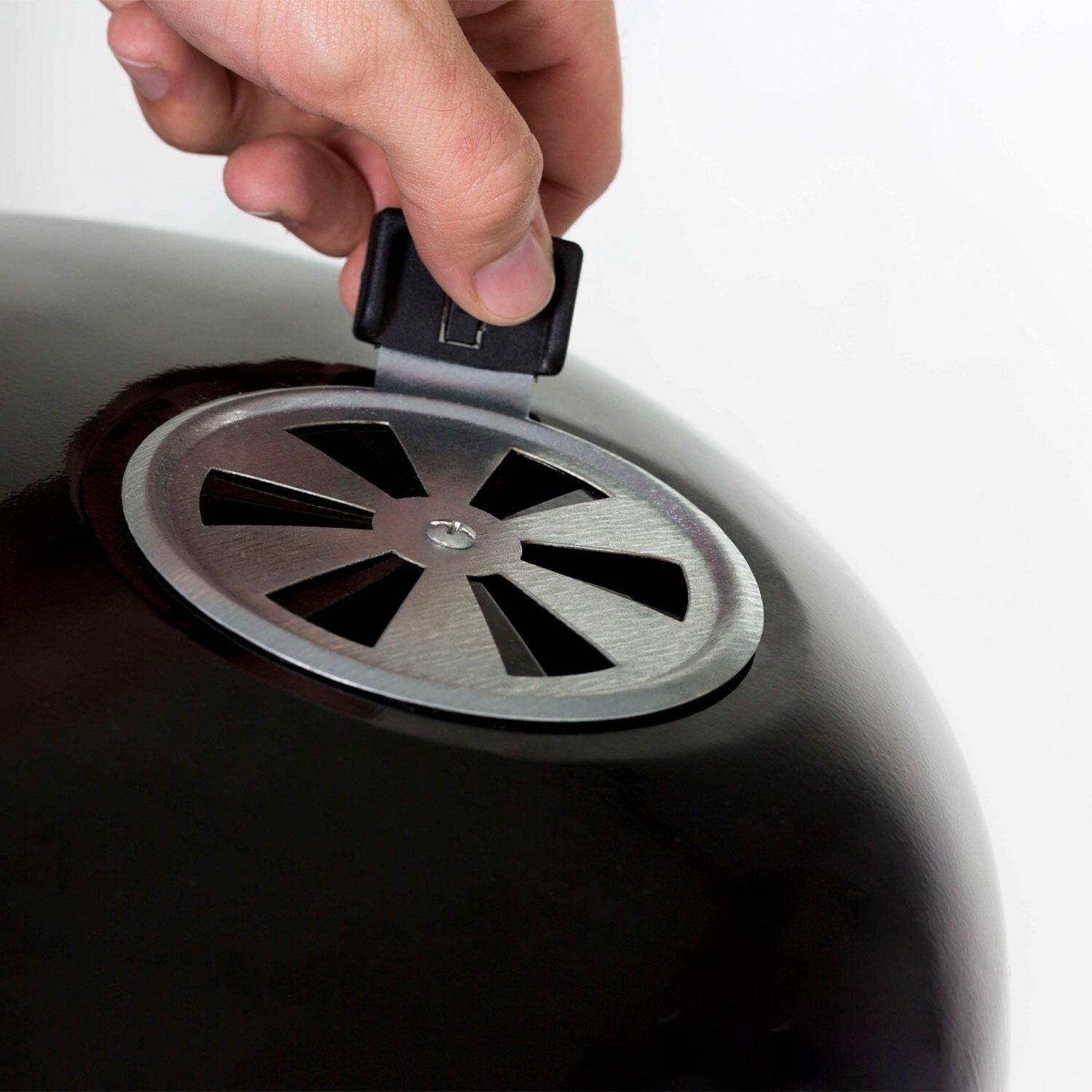 GrillPro 31816 Traditional Charcoal Smoker - Vent for Airflow - Detail thumbnail