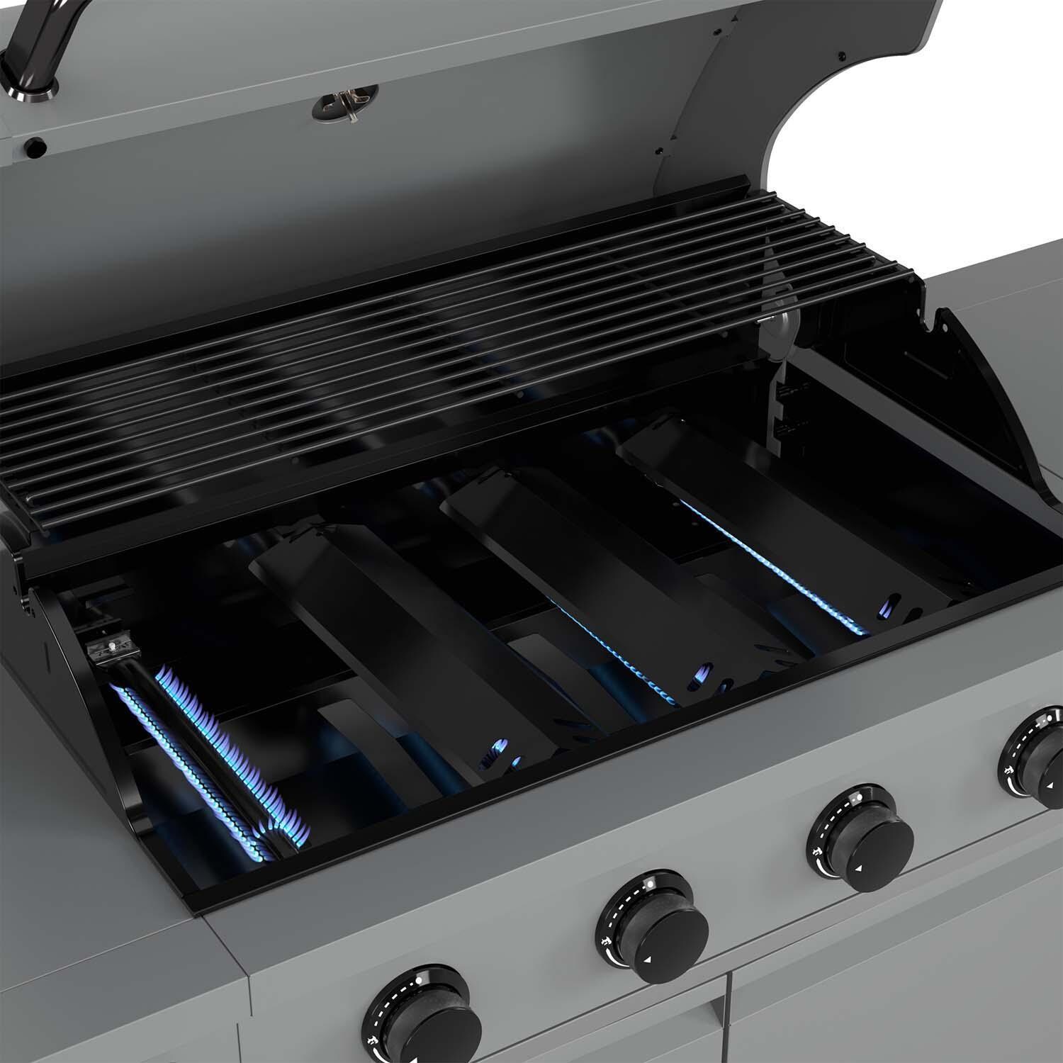 TYTUS TDT-011-GMOD Anaheim 30 Inch Propane Gas Grill - Burners - Detail thumbnail