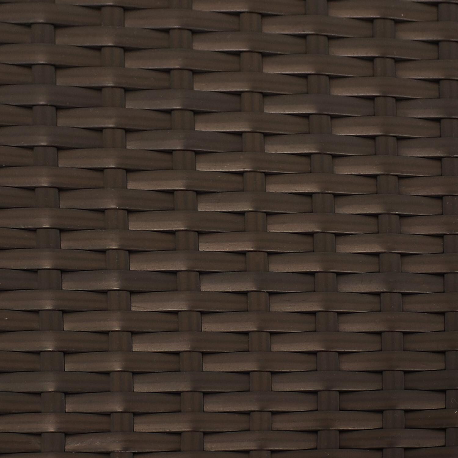 Ultimate Patio 75-Gallon Indoor/Outdoor Resin Wicker Storage Box W/ Acacia Wood Handles - Material Sample thumbnail