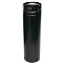 Duravent 4 X 36 DuraPlus Stainless Steel/Black Pellet Vent Double-Wall Chimney Pipe image