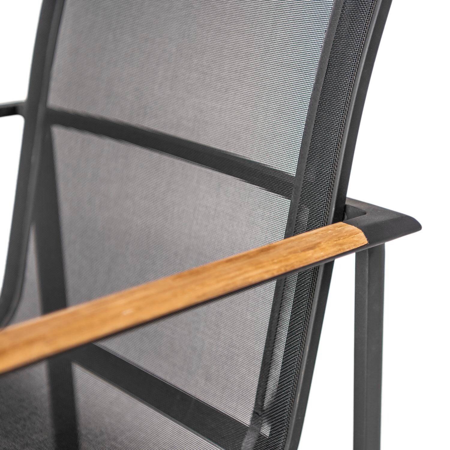 Teak + Table St Barts 5 Piece Bar Set - Bar Chair Detail - Detail thumbnail