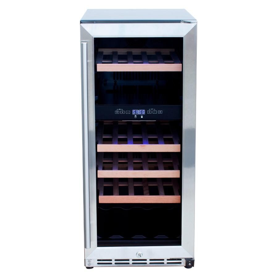 American Made Grills AMG-RFR-15WD 15-Inch Outdoor Rated Dual Zone Wine Cooler thumbnail