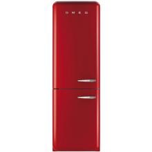 Smeg 50s Retro Style 11.7 Cu. Ft. Bottom Freezer Refrigerator - Red - Left Hinge - FAB32URDLN image