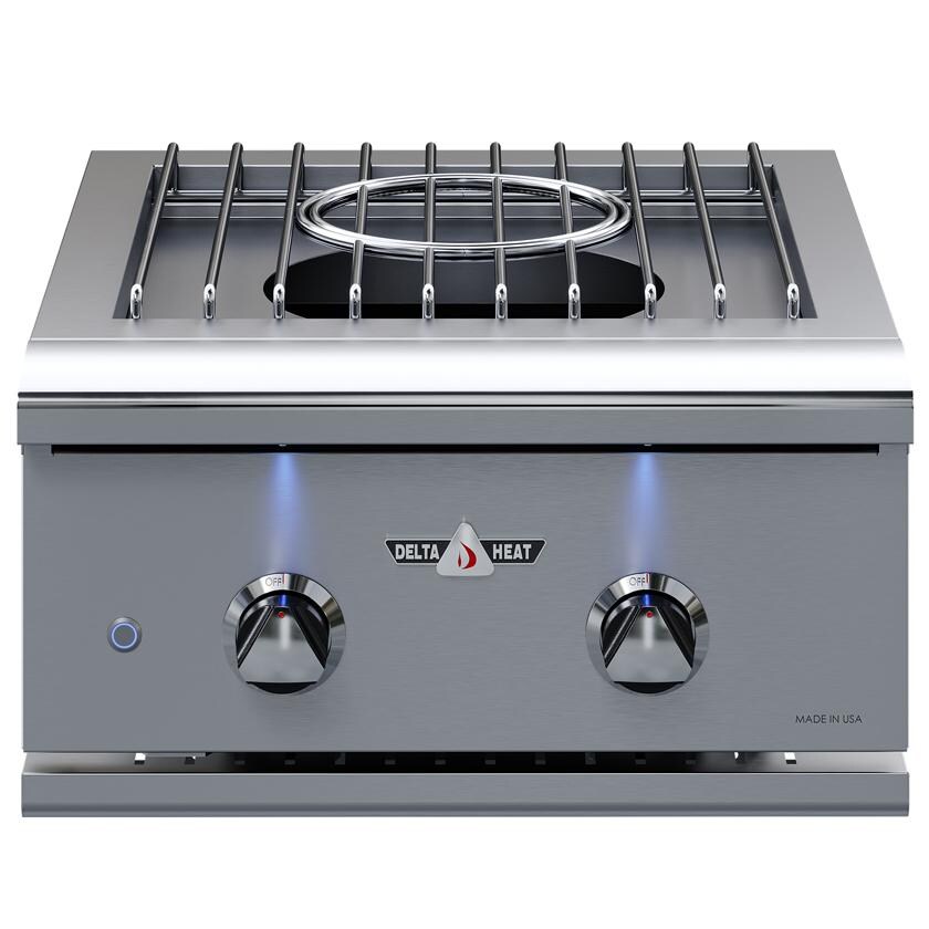 Delta Heat DHPW22-L 22-in Built-In Propane Power Burner - White Background thumbnail