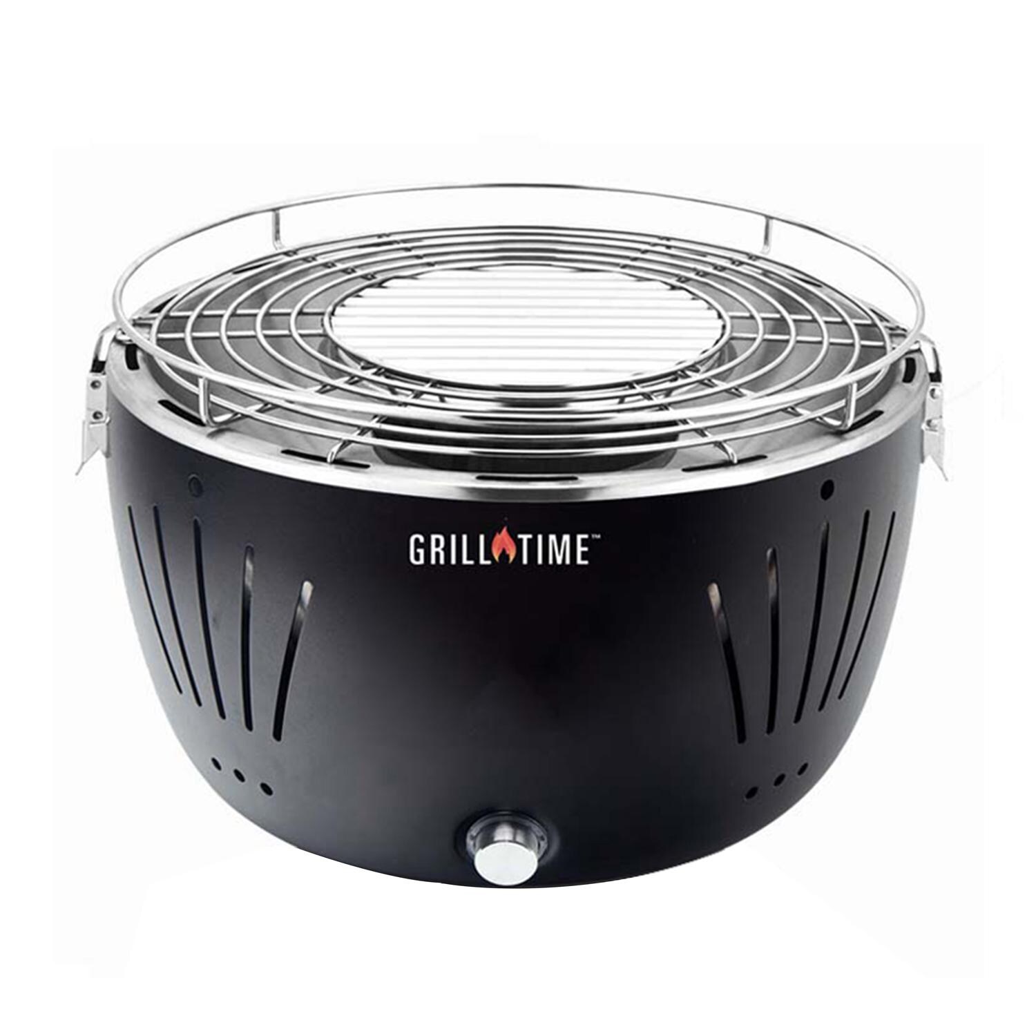 Grill Time Tailgater GT Portable Charcoal Grill Starter Pack - Gray - UPG-G-13