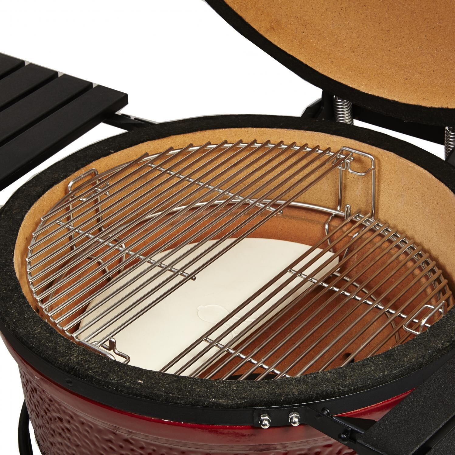 Kamado Joe Classic Grill - Divide & Conquer Flexible Cooking System (Shown With Freestanding Grill With Black Bands) thumbnail