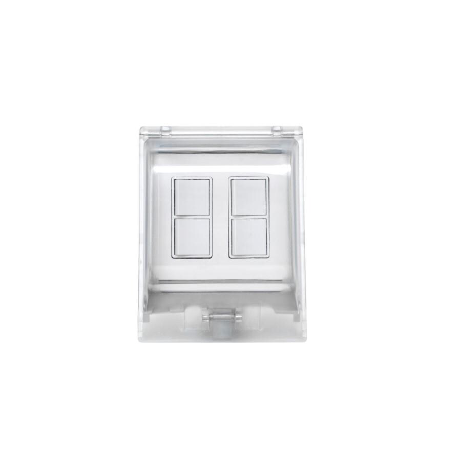 Eurofase EFDWWPW Dual Duplex Switch Weatherproof Flush Mount And Gang Box In White thumbnail