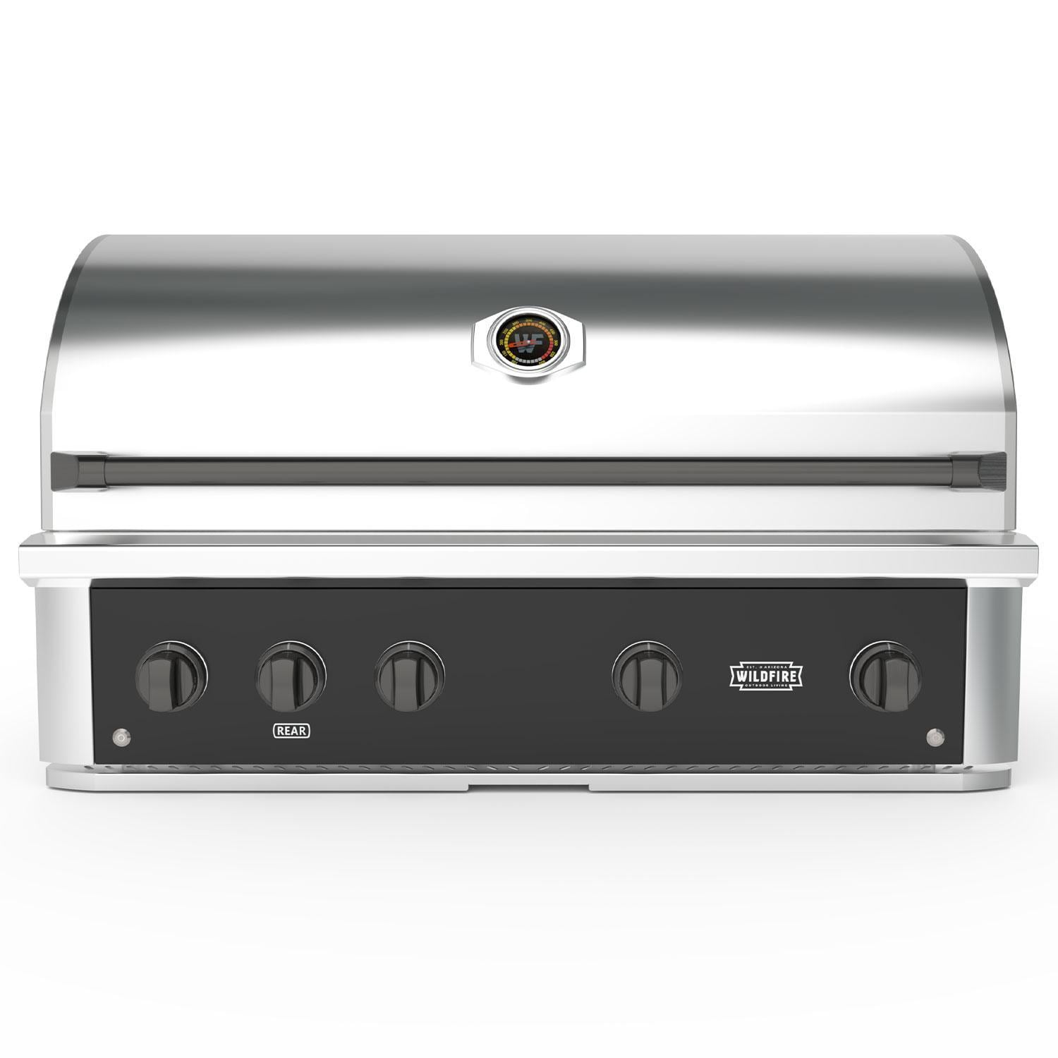 Wildfire Outdoor Living Wildfire Ranch Pro 42-in 4 Burner Black 304 SS Natural Gas Grill w/ Chrome Black Handle & Knobs