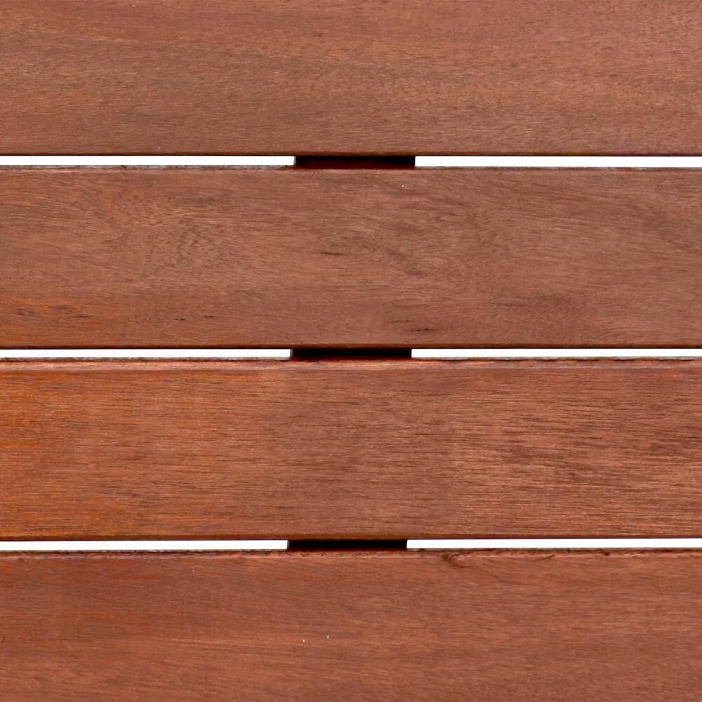 Ultimate Patio 5-Foot Meranti Wood Outdoor Dining Table - Slats thumbnail