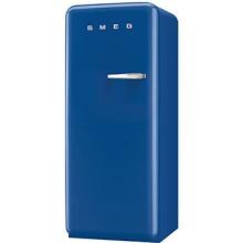 Smeg 9.22 Cu. Ft. Left Hinge Retro Style Refrigerator / Freezer - Blue FAB28UBEL1