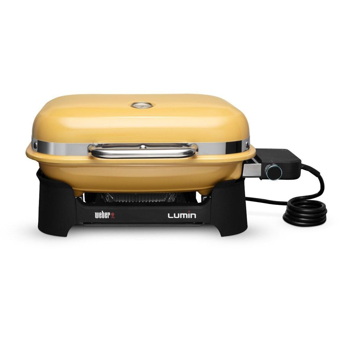 Weber Lumin Compact Portable 1560 Watt Electric Grill - Golden Yellow - 91280901