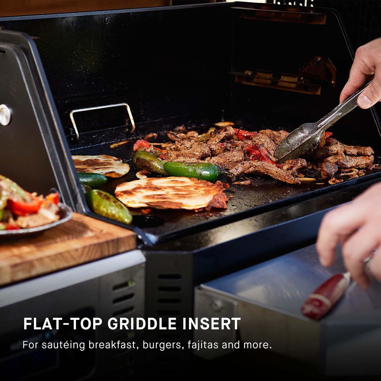 Masterbuilt MB20040221 Gravity Series 800 Digital Charcoal Griddle + Grill + Smoker - Flat Top Griddle Insert thumbnail